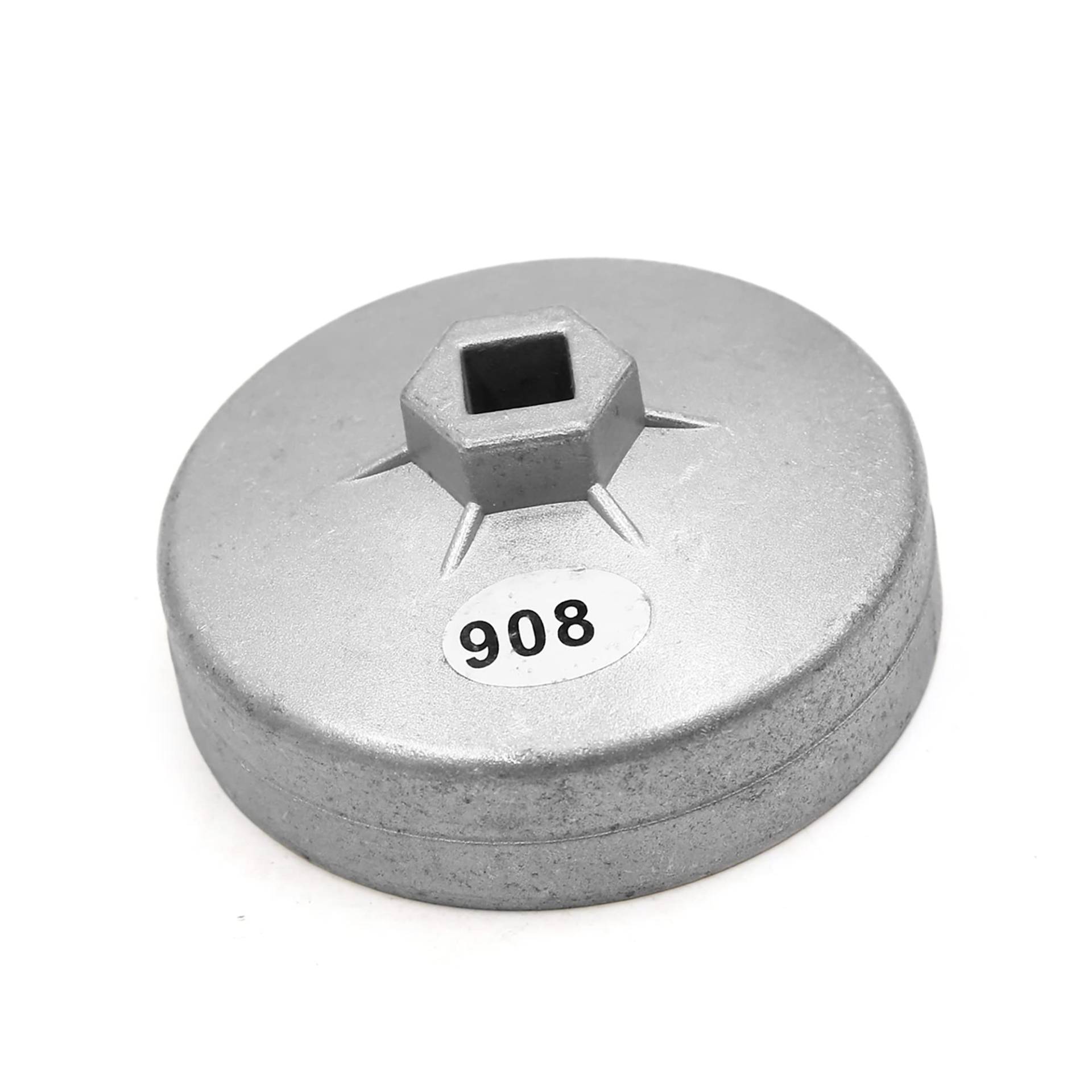 A ABSOPRO Ölfilterkappe Schraubenschlüssel Sockel Entferner Werkzeug Metall 90mm 15 Nuten A ABSOPRO Ölfilterkappe Schraubenschlüssel Sockel Entferner Werkzeug Metall 90mm 15 Nuten von A ABSOPRO