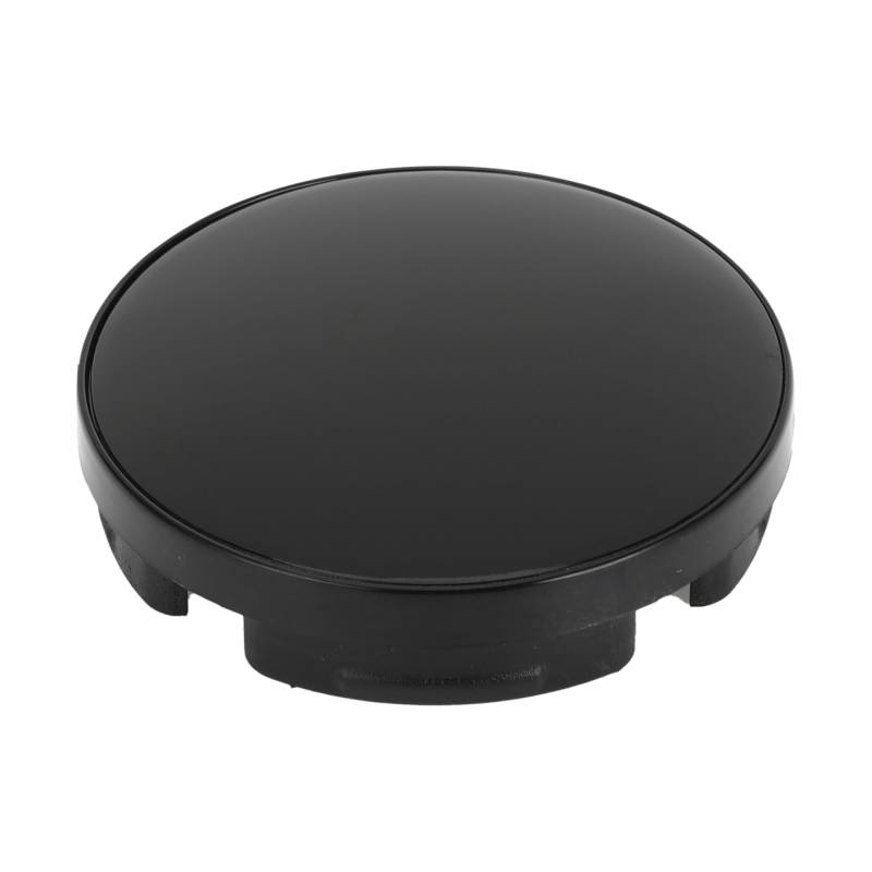 A ABSOPRO Radnabenkappen Radkappen Felgenkappen Langlebig und stilvoll OD: 58,5 mm / 2,30" Radkappen Nabenkappen Radnabenabdeckungen Kunststoff Schwarz 1 Stück mit schwarzem Aufkleber von A ABSOPRO