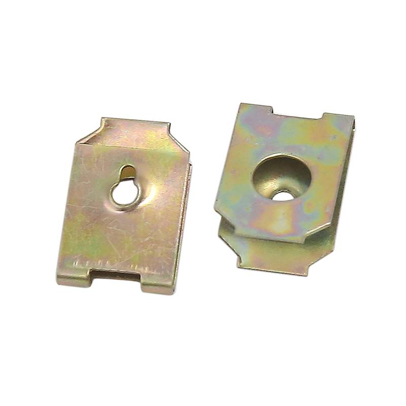 A ABSOPRO U-Type Clips 6mm Metall Kupferton (Set von 50) von A ABSOPRO