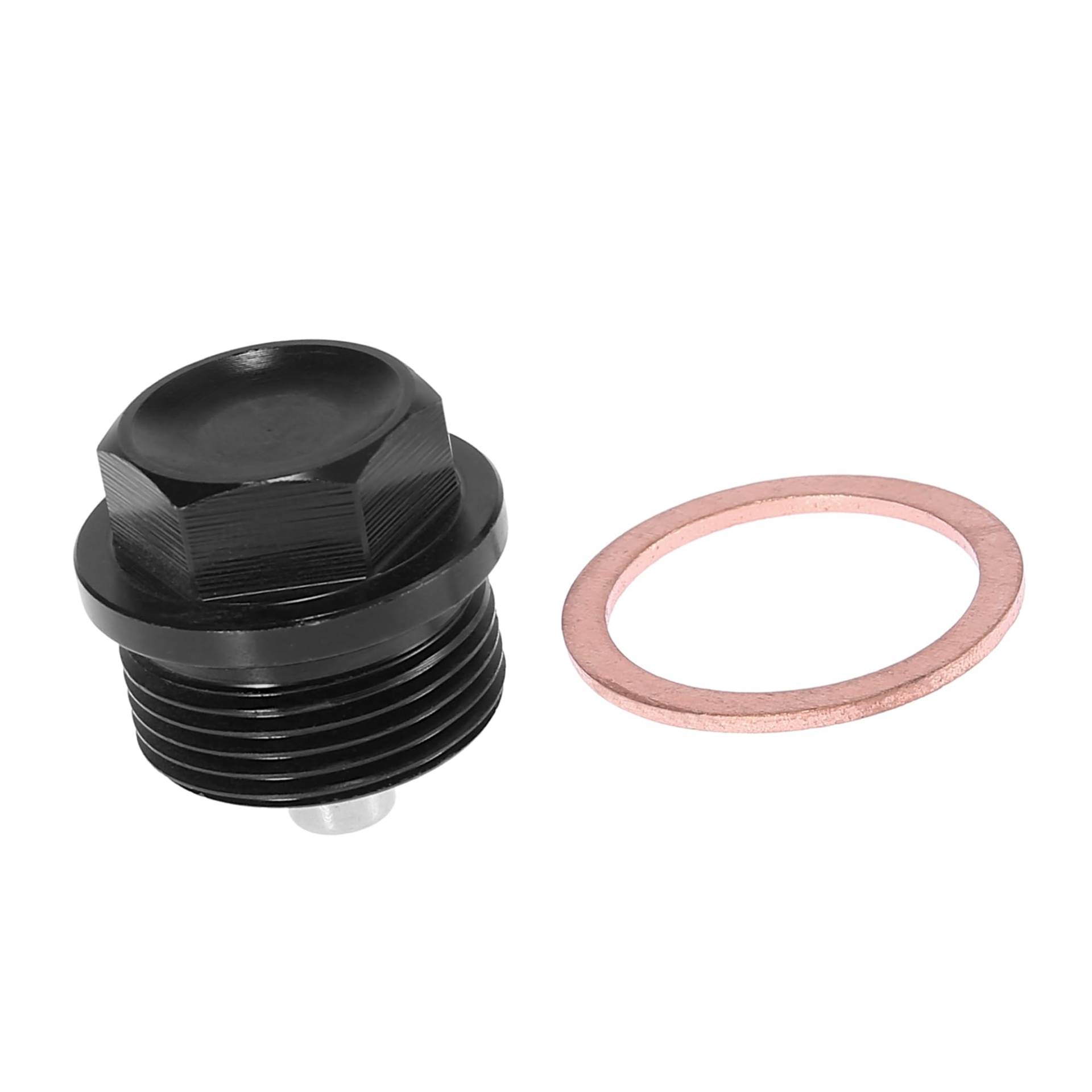 A ABSOPRO Universaler M24 x 1.5 Magnetischer Ölablassschraube Ölwanne Ablassschraube mit Dichtung Schwarz A ABSOPRO Universaler M24 x 1.5 Magnetischer Ölablassschraube Ölwanne Ablassschraube mit Dichtung Schwarz von A ABSOPRO