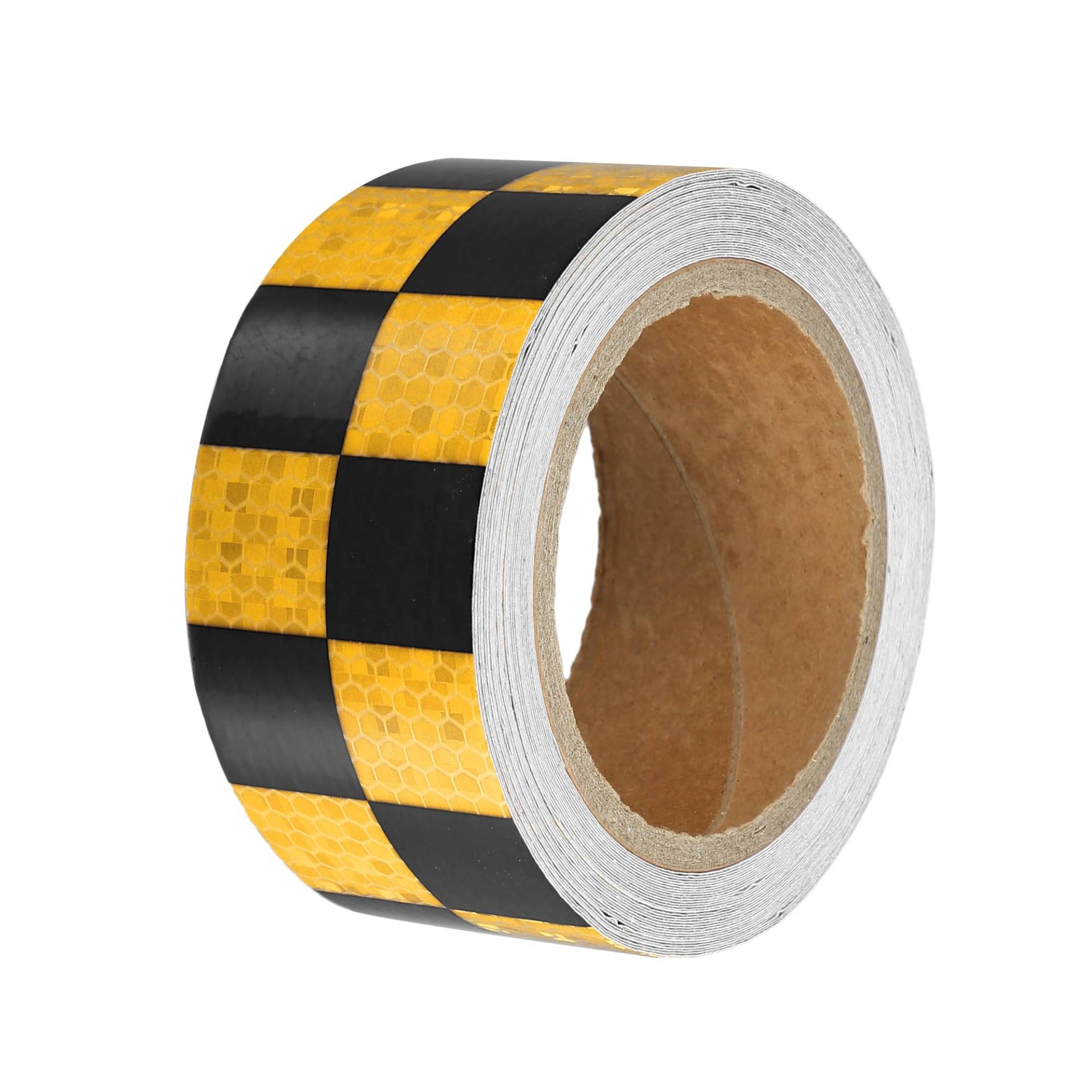 A ABSOPRO Universelle 5cmx10m gelb-schwarze karierte Auto-Reflexstreifen reflektierendes Band Sicherheitswarnung reflektierender Schutz - Packung mit 1 A ABSOPRO Universelle 5cmx10m gelb-schwarze karierte Auto-Reflexstreifen reflektierendes Band Sicherheitswarnung reflektierender Schutz - Packung mit 1 von A ABSOPRO