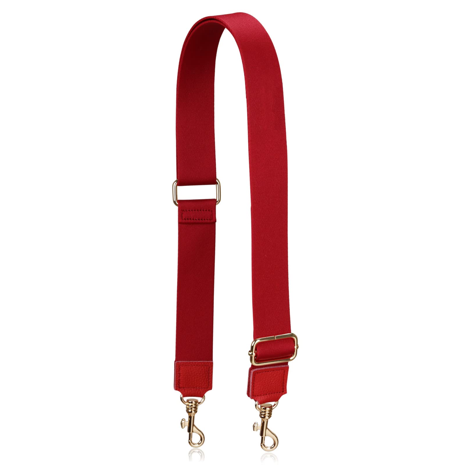 Allzedream Handtasche Riemen Verstellbarer Ersatz Umhängetaschen Breite Taschengurte (Rot-Lederende) von A ALLZEDREAM