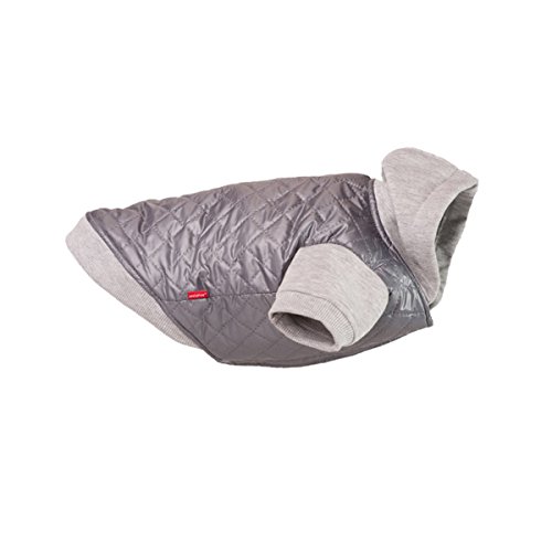 A-PLAY BOSTON Hoodiejacke Wasserdicht Hundekleidung Regenjacke Kleidung Warme (Miniature Schnauzer(37 x 41-45 x 64-70cm), Grau) von A-PLAY