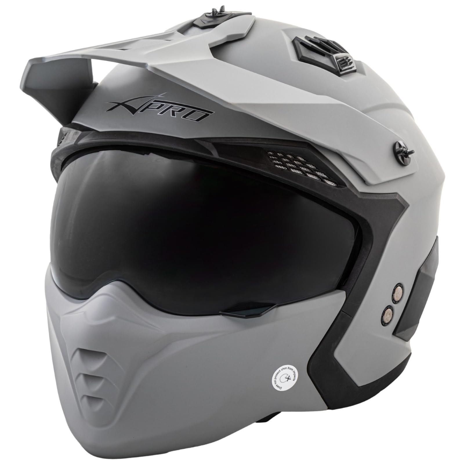 A-PRO SRL Motorrad Jet Helm Cafe Racer ECE 22-06 Sonnenblende Scooter Matt Grau XL, 8057639302502 A-PRO SRL Motorrad Jet Helm Cafe Racer ECE 22-06 Sonnenblende Scooter Matt Grau XL, 8057639302502 von A-PRO SRL