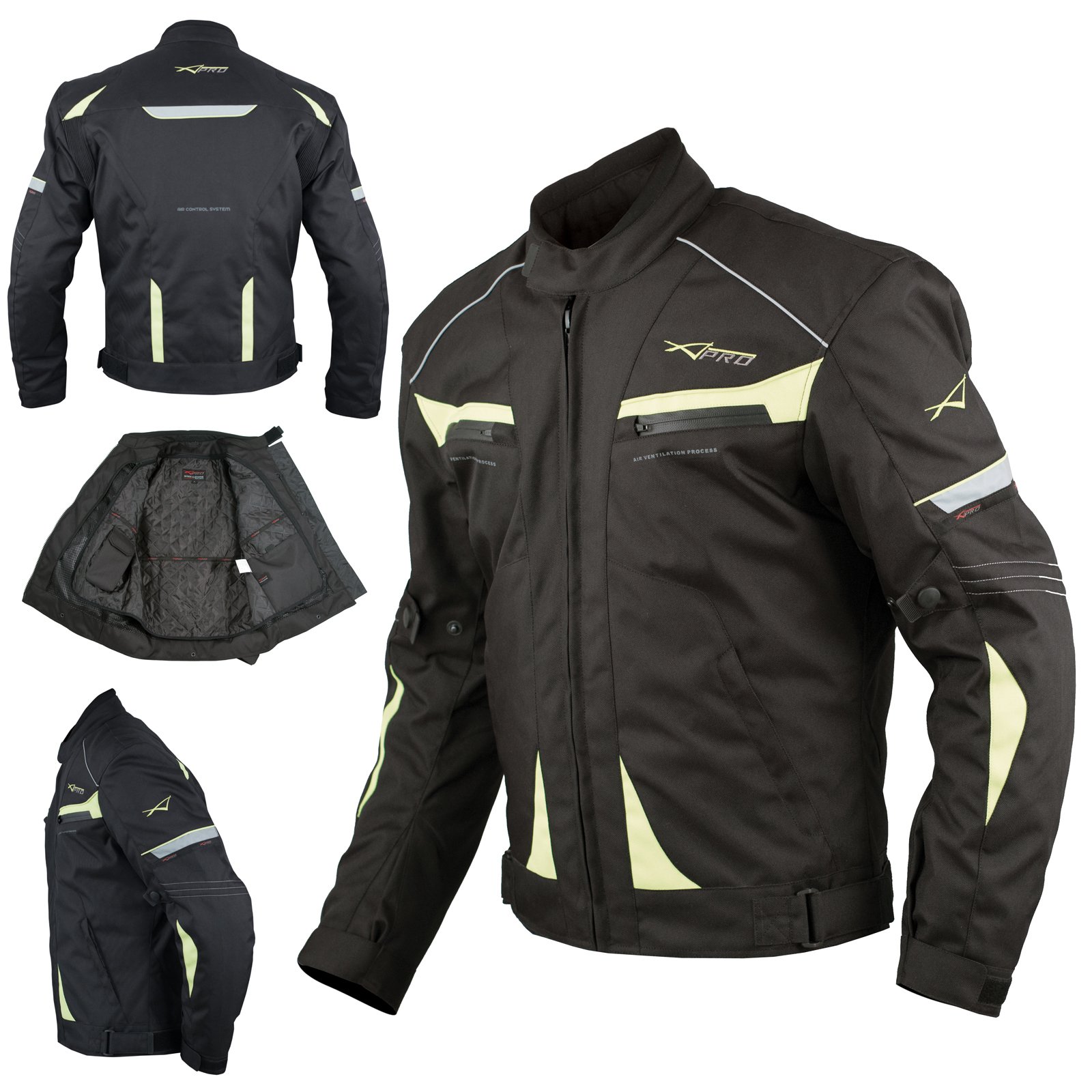 Motorradjacke Sport Textil Termofutter wasserdichte Entlüftet Roller Fluo L Motorradjacke Sport Textil Termofutter wasserdichte Entlüftet Roller Fluo L von A-Pro