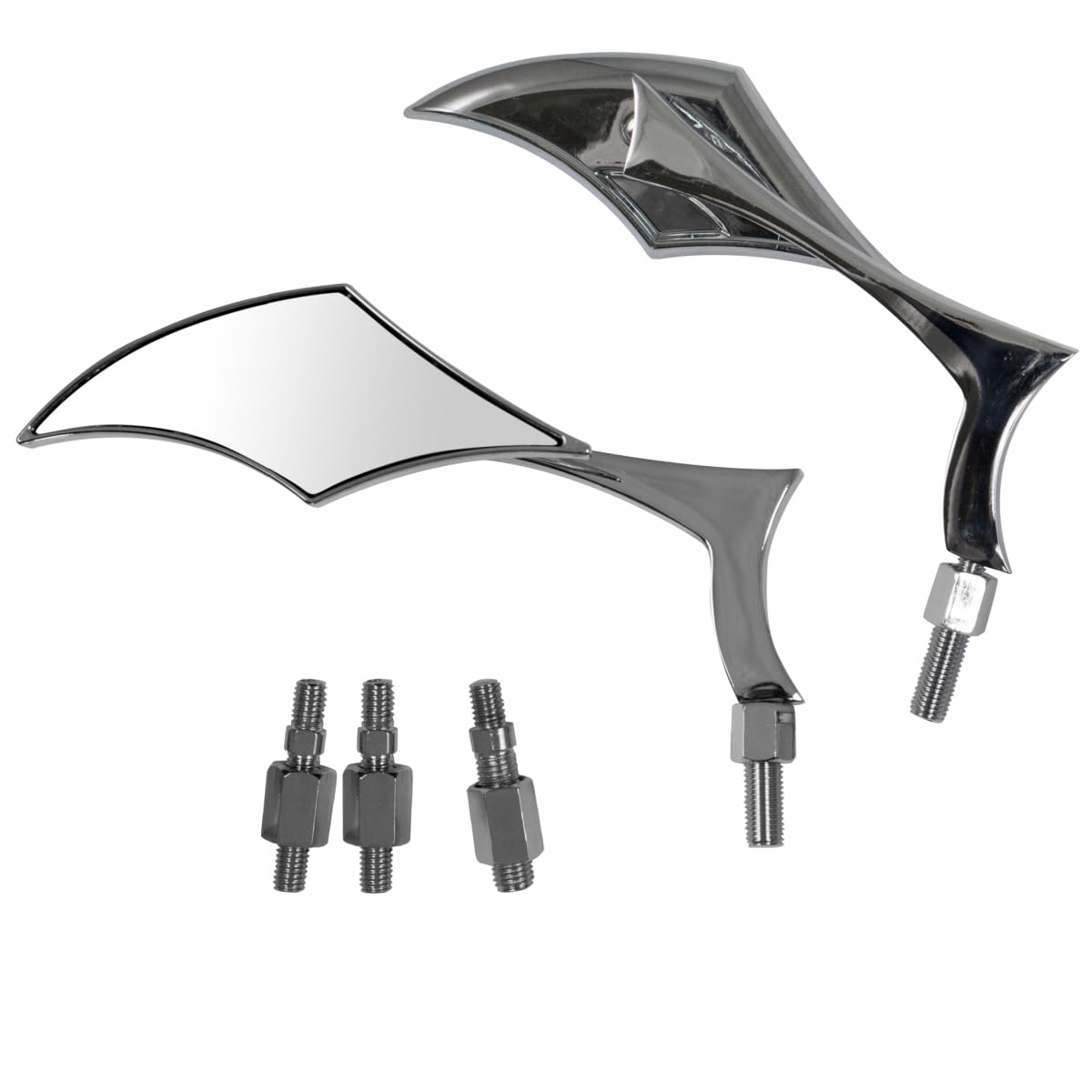 A-Pro Rearview Custom Mirrors Style Motorcycle Chrome Motorbike Handlebar A-Pro Rearview Custom Mirrors Style Motorcycle Chrome Motorbike Handlebar von A-Pro