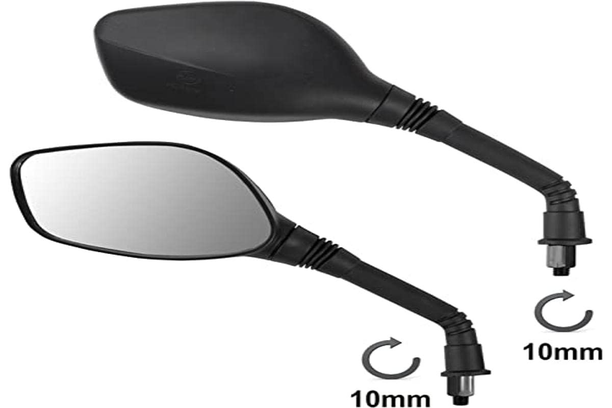 A-Pro Rearview Mirrors Scooter M10 Motorcycle Motorbike Handlebar M10 von A-Pro