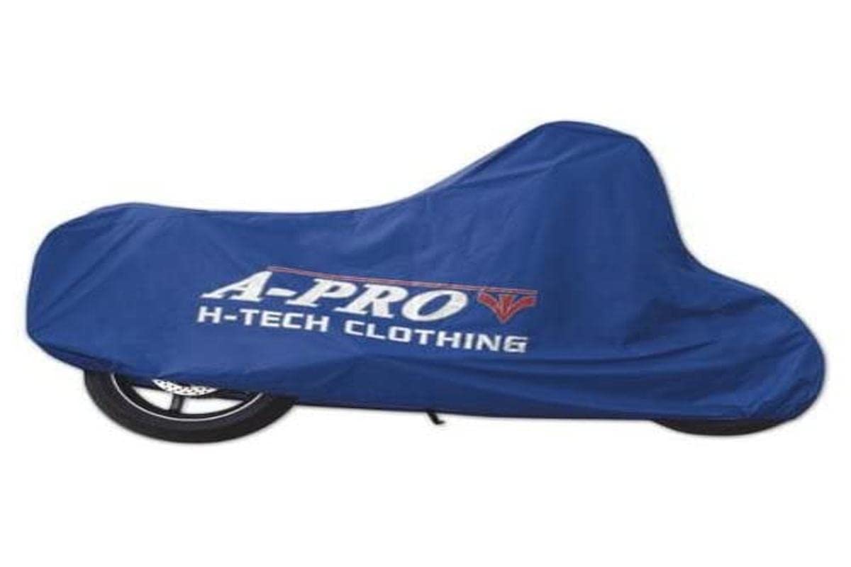 A-pro Waterproof Rain Cover Protection Motorcycle Motorbike Scooter Bike Blue XL von A-Pro