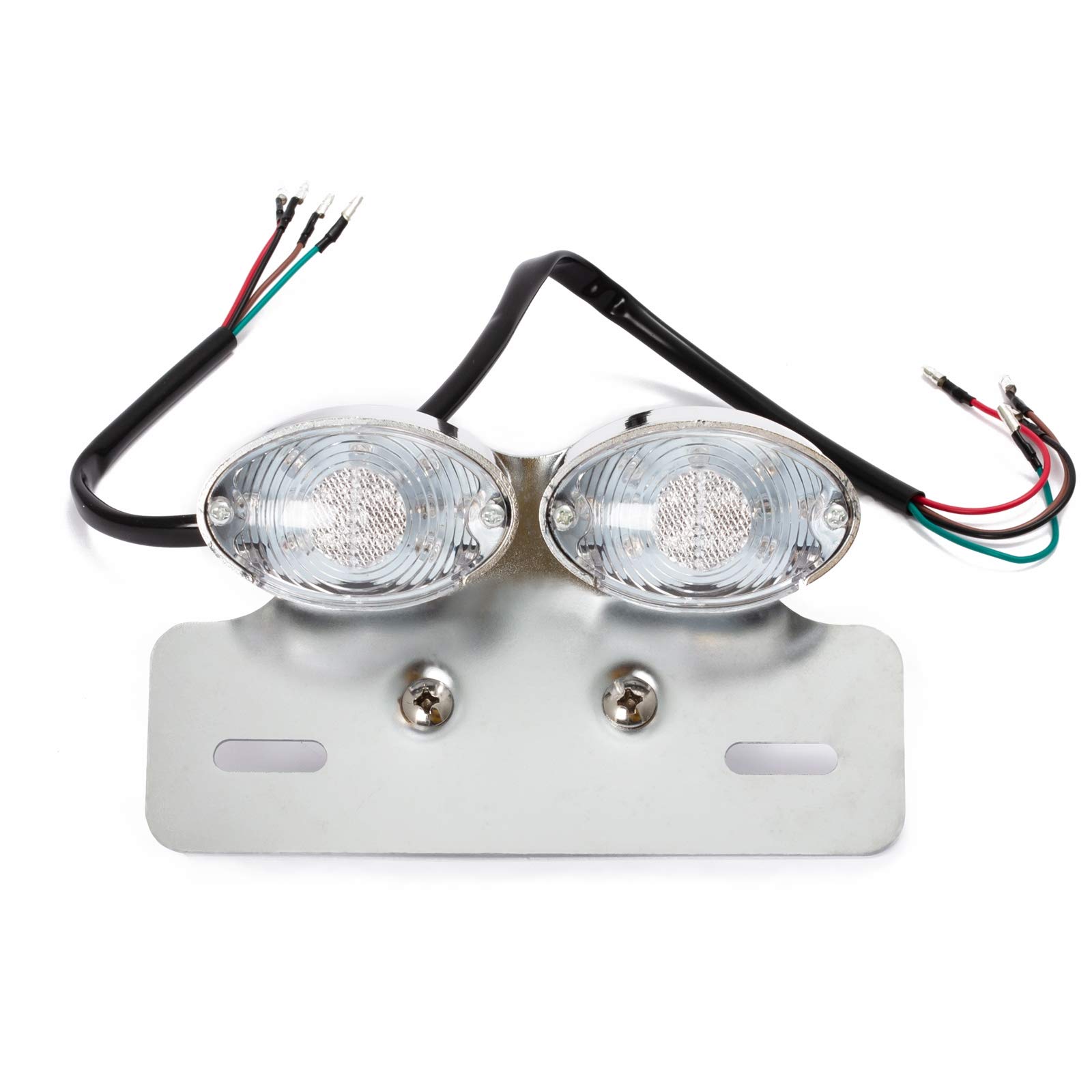 Kennzeichenhalter Ruecklicht Stop Bremslicht E Prüfzeichen Motorrad Chrome Kennzeichenhalter Ruecklicht Stop Bremslicht E Prüfzeichen Motorrad Chrome von A-Pro
