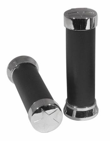Lenkergriffe Motorrad Custom Roller Universal Lenker Durchmesser 24/23 Chrome Lenkergriffe Motorrad Custom Roller Universal Lenker Durchmesser 24/23 Chrome von A-Pro