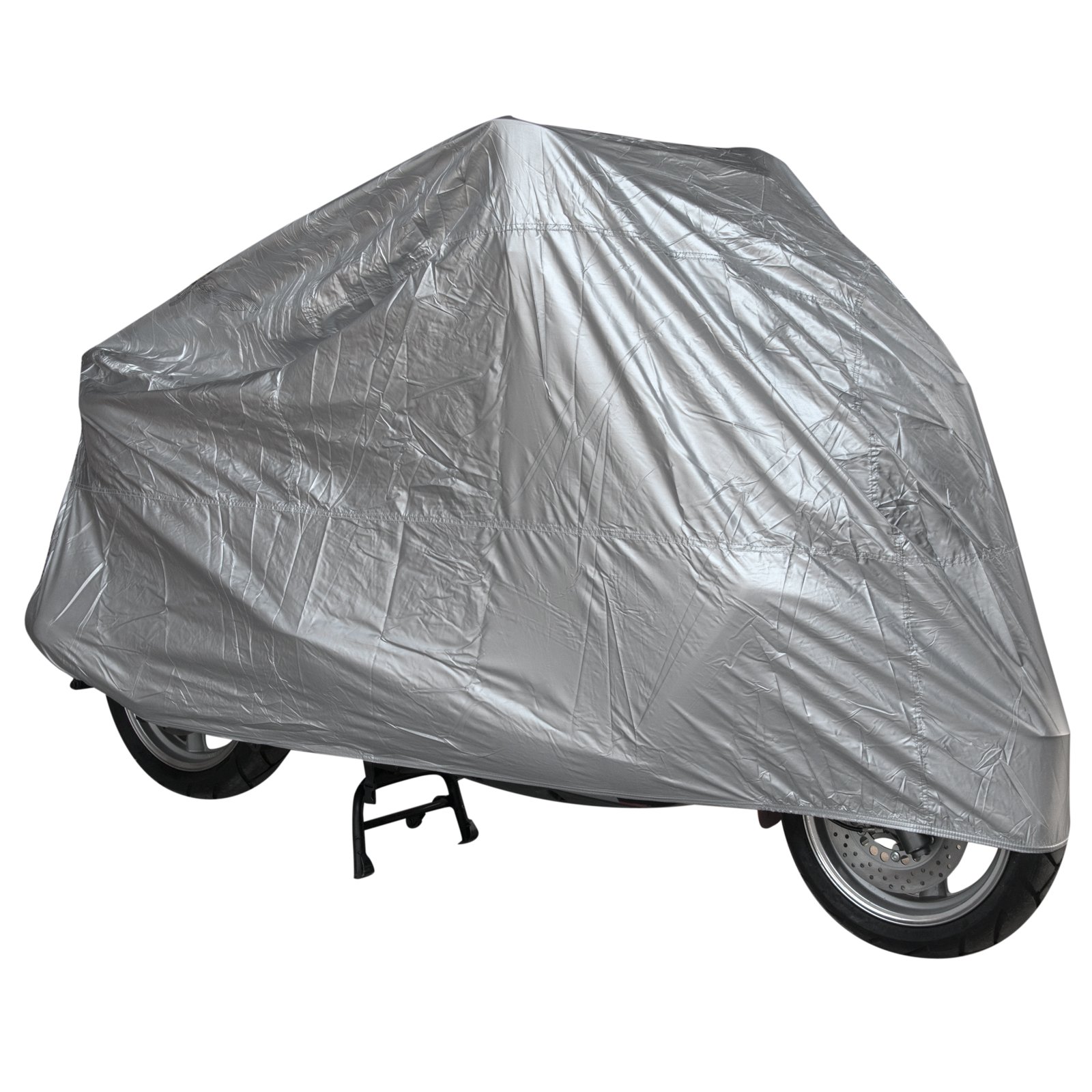 Motorrad Abdeckung Wasserdicht UV Schutz Garage Roller Silber S von A-Pro