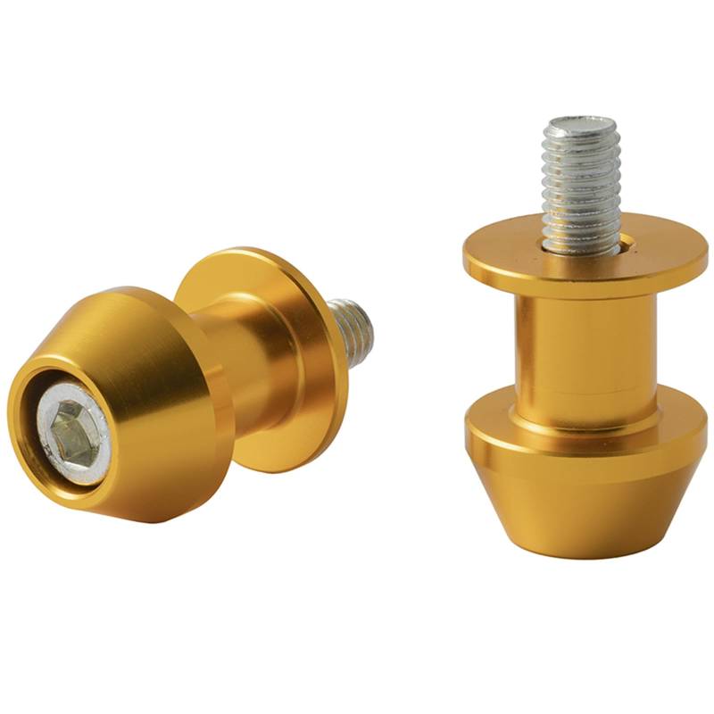 Motorrad Prismabuchsen M10 Farben Garage Reparatur Ersatzteil Zubehoere Gold von A-Pro