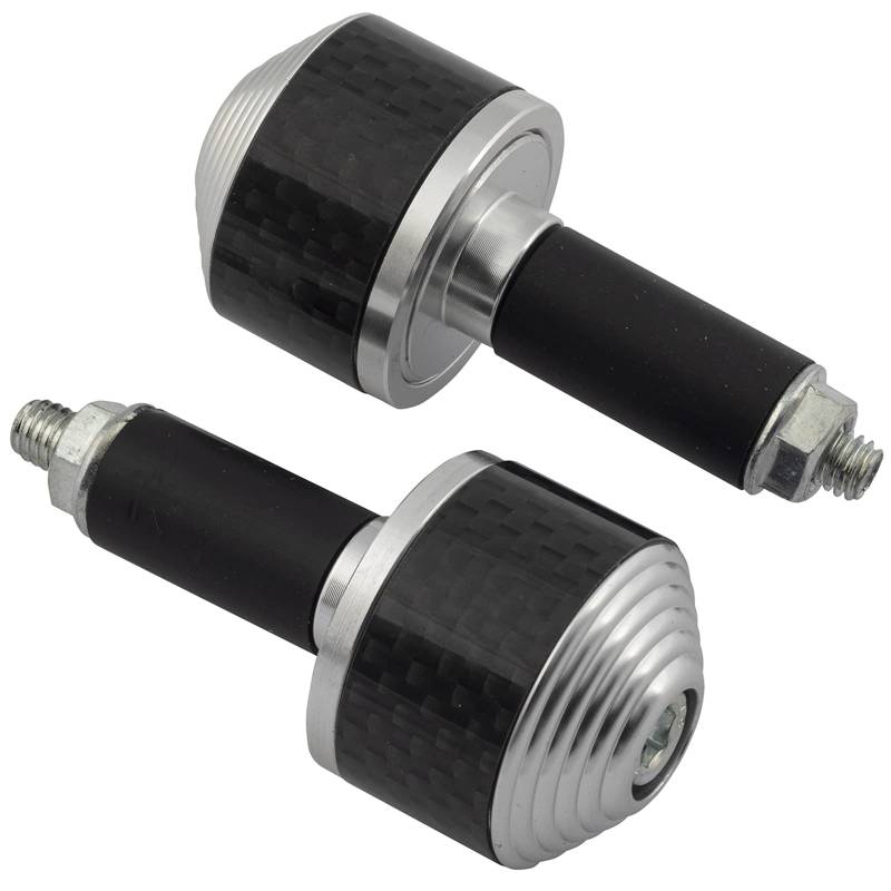 Set Stabilisatoren Balancer Lenkerends Motorrad Roller Silber Aluminium von A-Pro