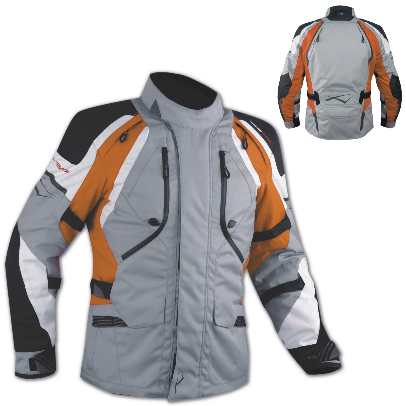 Textiljacke Motorrad Touring CE Protektoren Thermofutter Wasserdicht Orange XL Textiljacke Motorrad Touring CE Protektoren Thermofutter Wasserdicht Orange XL von A-Pro