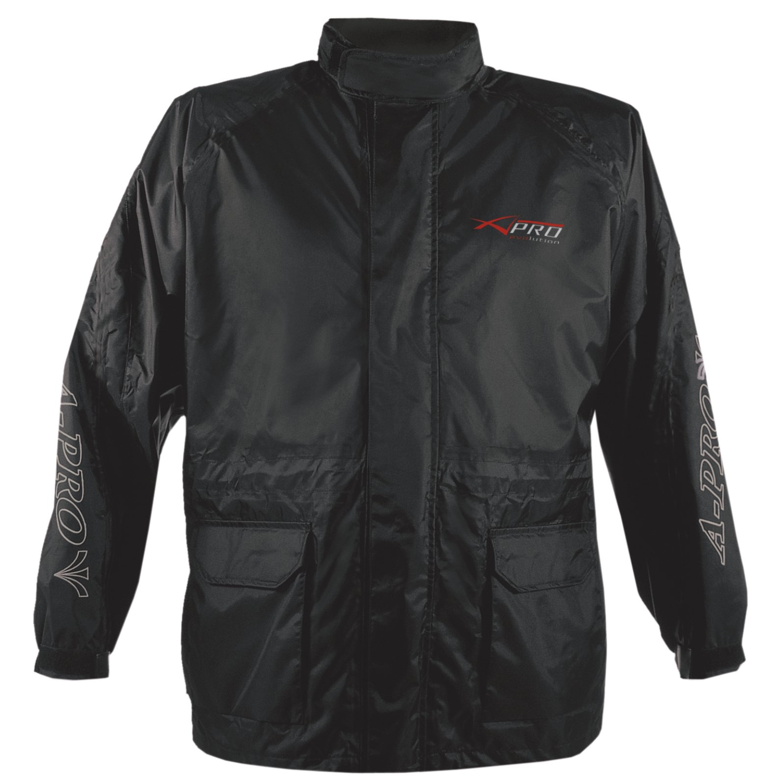 wasserdichte Regen Jacke Motorrad Roller Innen Gefüttert Haube Schwarz XXL wasserdichte Regen Jacke Motorrad Roller Innen Gefüttert Haube Schwarz XXL von A-Pro
