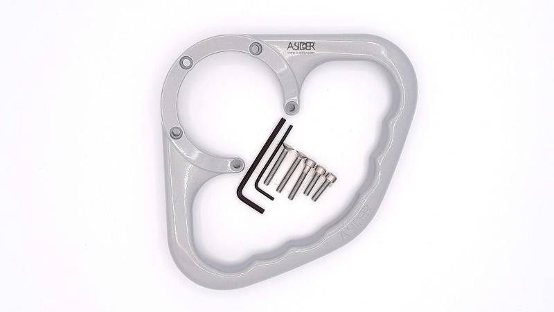 Motorrad Tank Haltegriff Silber A-SIDER Sozius Yamaha Modelle von ODIPPO