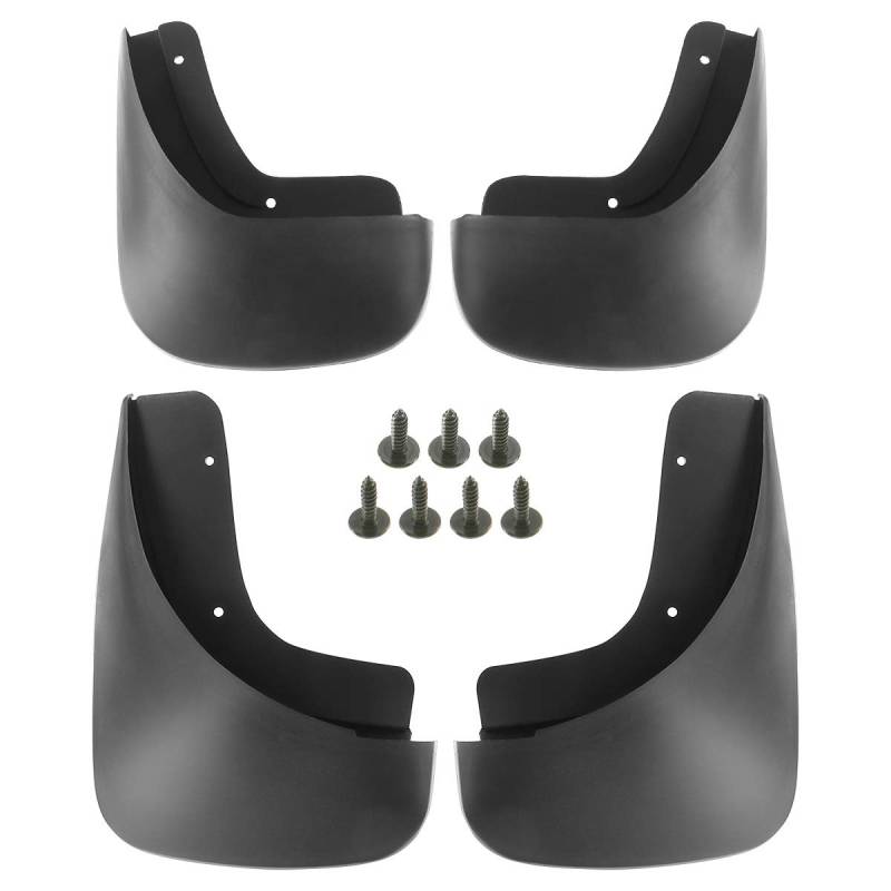 A-Premium Schmutzfänger, Spritzschutz, kompatibel mit Audi A4 2005–2008, nur Untermodell, 4 Stück von A-premium