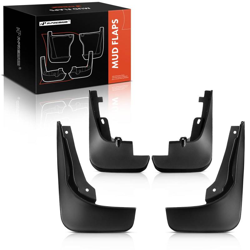 A-Premium Schmutzfänger Spritzschutz Ersatz für Audi Q5 2013–2017 Sport Utility (ohne S-Line SQ5 Modelle) 4-teiliges Set von A-premium
