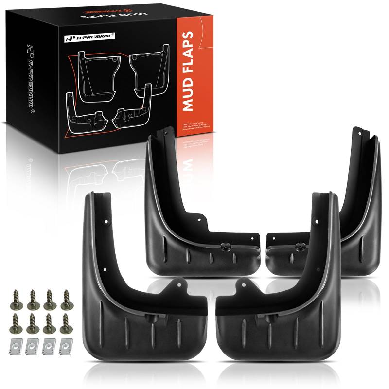 A-Premium Schmutzfänger Spritzschutz Ersatz für Porsche Cayenne 2011–2017, 4-teiliges Set von A-premium