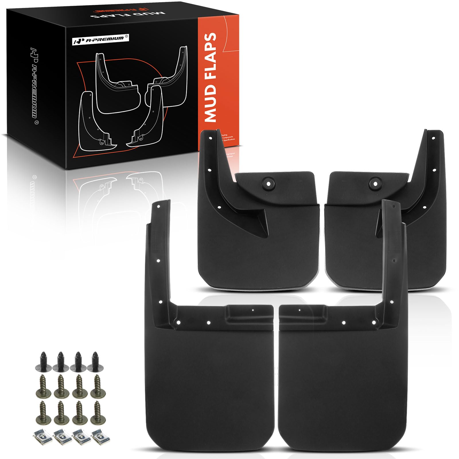 A-Premium Schmutzfänger für vorne und hinten, Ersatz für Jeep Wrangler JL 2018 2019 2020, Sport, Utility vorne und hinten, 4 Stück A-Premium Schmutzfänger für vorne und hinten, Ersatz für Jeep Wrangler JL 2018 2019 2020, Sport, Utility vorne und hinten, 4 Stück von A-premium