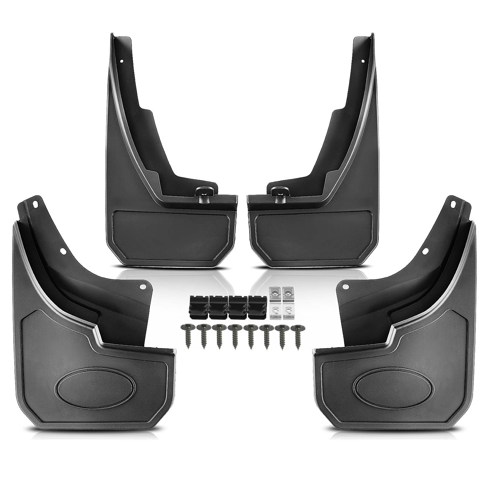 A-Premium Set mit 4 Schmutzfängern, Spritzschutz, Schmutzfänger, kompatibel mit Land Rover Defender 110 2020–2023, Defender 130 2023–2024, Defender 90 2021–2023, Sport Utility, vorne und hinten A-Premium Set mit 4 Schmutzfängern, Spritzschutz, Schmutzfänger, kompatibel mit Land Rover Defender 110 2020–2023, Defender 130 2023–2024, Defender 90 2021–2023, Sport Utility, vorne und hinten von A-premium