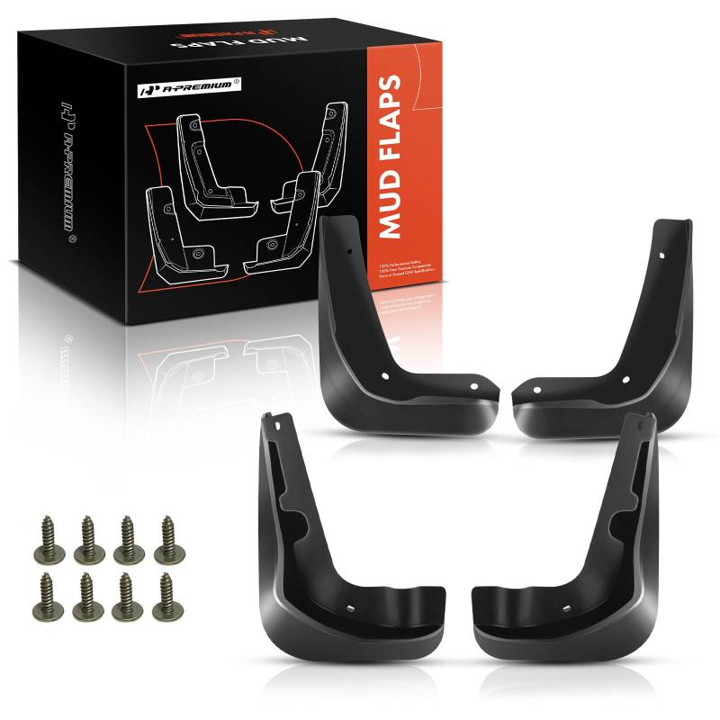 A-Premium Spritzschutz, Schmutzfänger, Ersatz für Ford Focus 2012–2016 Limousine, 4-teiliges Set von A-premium