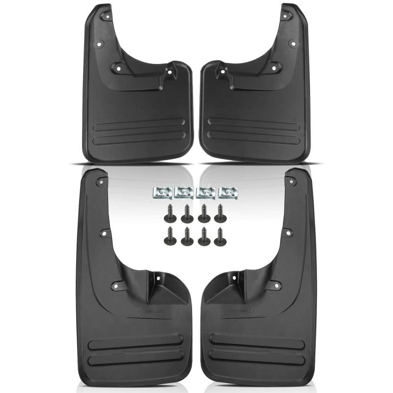 A-Premium Spritzschutz, Schmutzfänger, kompatibel mit Toyota Hilux 2005–2014, vorne und hinten, 4-teiliges Set von A-premium