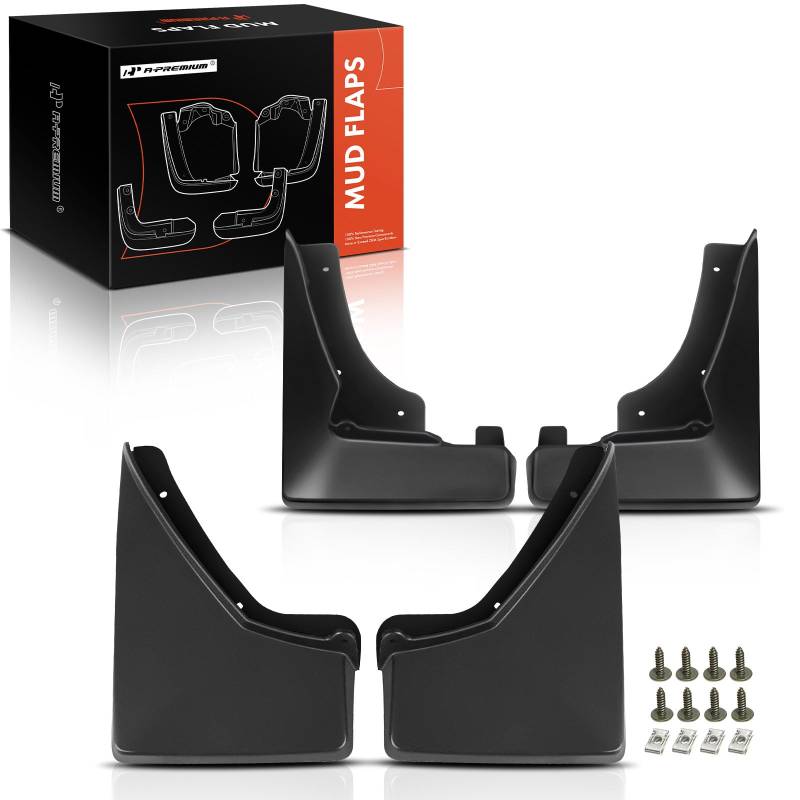 A-premium Spritzschutz, Schmutzfänger, Ersatz für Cadillac SRX 2010–2015, vorne und hinten, 4-teiliges Set von A-premium