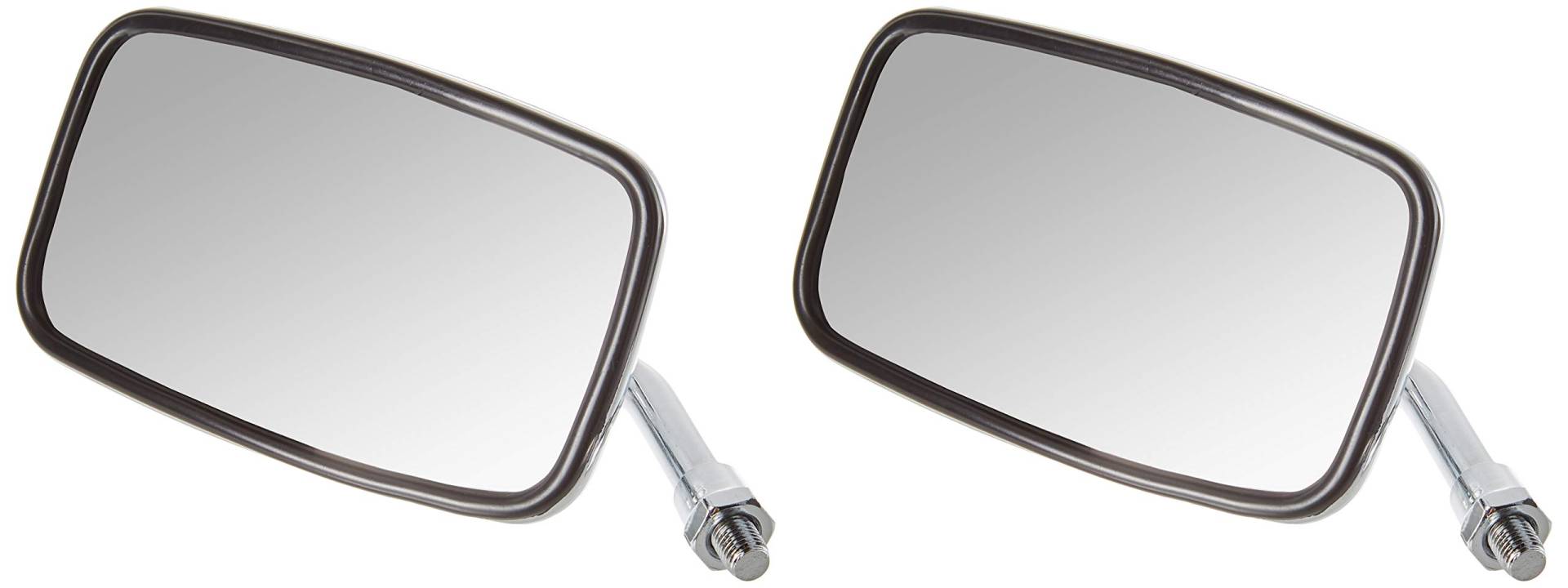 A-Pro Universal Mirrors Rearview Scooter Motorcycle Moped Motorbike Chrome M10 von A-Pro