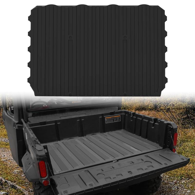 A & UTV PRO Ranger Gummi-Betteinlage, kompatibel mit 2018–2022 Polaris Ranger XP 1000 Crew Cargo LKW Heckbettmatte, Allwetter-TPE-Material Schutz Zubehör von A & UTV PRO