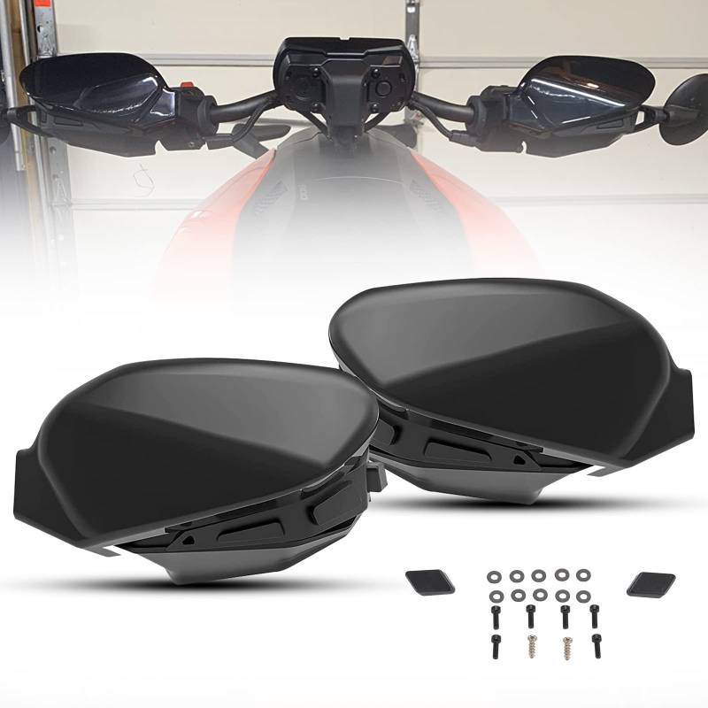Ryker Handguards Protector Air Deflector,A & UTV PRO Plastic Hand Guards Wind Deflector Kit Can-Am Ryker All Models Accessories (2PCS, Replace #219400894) Black von A & UTV PRO