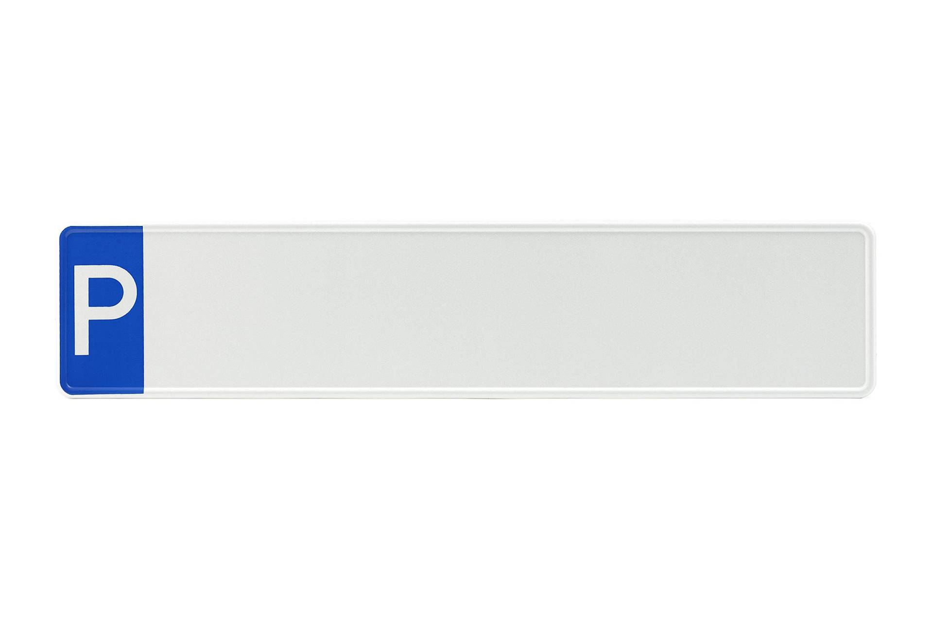 A. Sievers GmbH Parkplatzschild | Kfz-Kennzeichen | Parkplatz Kennzeichen | Aluminium | 520 x 110 mm | individuell mit Wunschtext gestaltbar für wenig Geld von A. Sievers GmbH