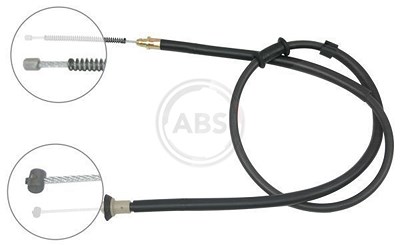 A.b.s. 1x Handbremsseil Hinterachse [Hersteller-Nr. K18217] für Fiat von A.B.S.