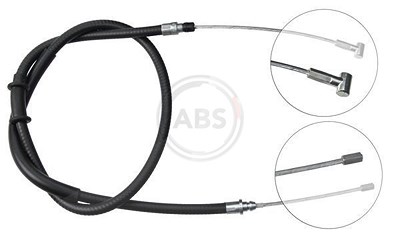 A.b.s. 1x Handbremsseil Scheibenbremse Hinterachse [Hersteller-Nr. K13286] für Citroën, Fiat, Opel, Peugeot, Vauxhall von A.B.S.