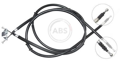 A.b.s. 1x Handbremsseil Scheibenbremse Hinterachse [Hersteller-Nr. K12805] für Opel, Vauxhall von A.B.S.
