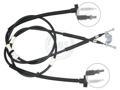A.b.s. 1x Handbremsseil Scheibenbremse Hinterachse [Hersteller-Nr. K17305] für Opel, Vauxhall von A.B.S.