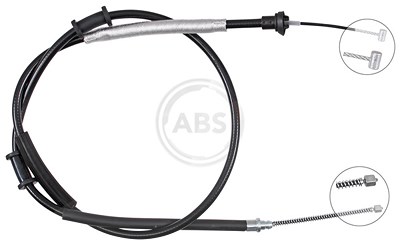 A.b.s. 1x Handbremsseil Trommelbremse Hinterachse [Hersteller-Nr. K19888] für Fiat von A.B.S.