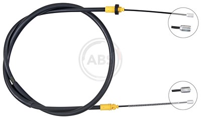 A.b.s. 1x Handbremsseil Trommelbremse Hinterachse [Hersteller-Nr. K15498] für Peugeot von A.B.S.