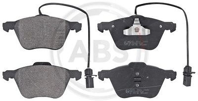 A.b.s. Bremsbeläge mit VWK vorne (Satz) [Hersteller-Nr. 37240] für Ford, Seat, VW von A.B.S.