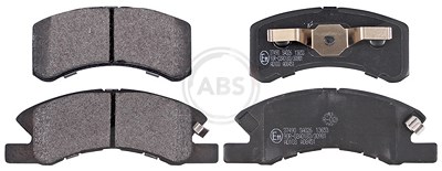 A.b.s. Bremsbeläge vorne (Satz) [Hersteller-Nr. 37490] für Daihatsu, Mitsubishi von A.B.S.