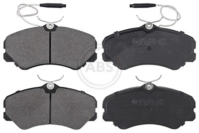 A.b.s. Bremsbelagsatz, Scheibenbremse [Hersteller-Nr. 36589] für Alfa Romeo, Auverland, Citroën, Fiat, Peugeot von A.B.S.