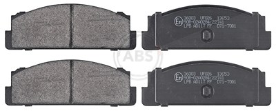 A.b.s. Bremsbelagsatz, Scheibenbremse [Hersteller-Nr. 36003] für Autobianchi, Fiat, Fso, Lancia von A.B.S.