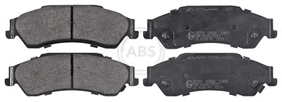 A.b.s. Bremsbelagsatz, Scheibenbremse [Hersteller-Nr. 38729] für Chevrolet von A.B.S.