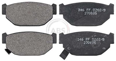 A.b.s. Bremsbelagsatz, Scheibenbremse [Hersteller-Nr. 36614] für Subaru von A.B.S.