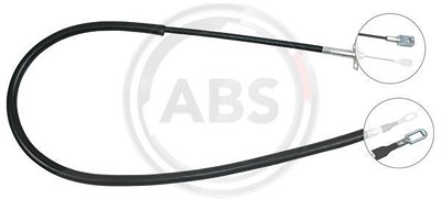 A.b.s. Handbremsseil Hinterachse rechts [Hersteller-Nr. K16388] für Mercedes-Benz, VW von A.B.S.