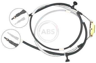 A.b.s. Handbremsseil Scheibenbremse Hinterachse [Hersteller-Nr. K17205] für Chevrolet, Opel, Vauxhall von A.B.S.