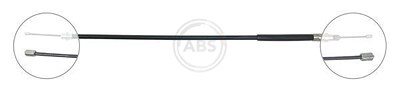 A.b.s. Handbremsseil Scheibenbremse Hinterachse [Hersteller-Nr. K15588] für Peugeot von A.B.S.