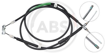 A.b.s. Handbremsseil Trommelbremse Hinterachse [Hersteller-Nr. K10065] für Ford, Mazda von A.B.S.