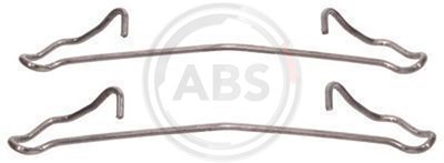 A.b.s. Montagesatz Bremsbeläge Scheibenbremse vorne [Hersteller-Nr. 1056Q] für Fiat, Ford, Suzuki von A.B.S.