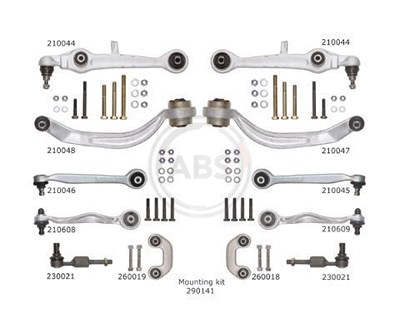 A.b.s. Reparatursatz, Querlenker [Hersteller-Nr. 219900] für Audi, Skoda, VW von A.B.S.